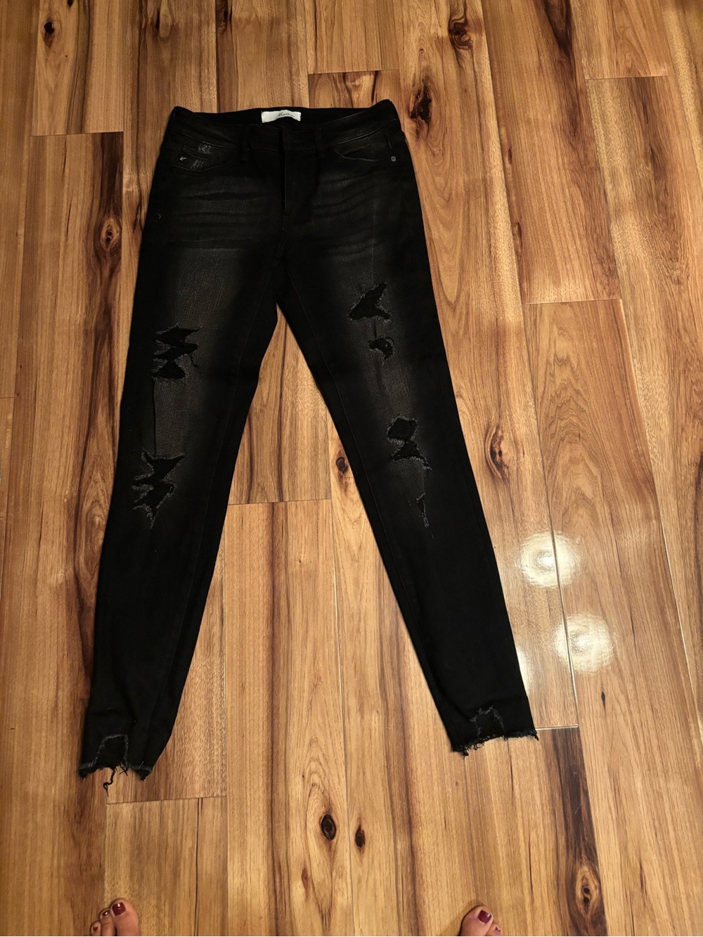 KanCan Black Ripped Skinny Jeans